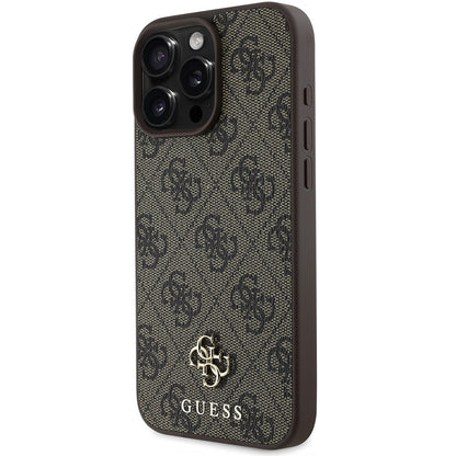 iPhone 16 Pro Kılıf Guess Orjinal Lisanslı M-safe Şarj Özellikli Small 4G Classic Kılıf