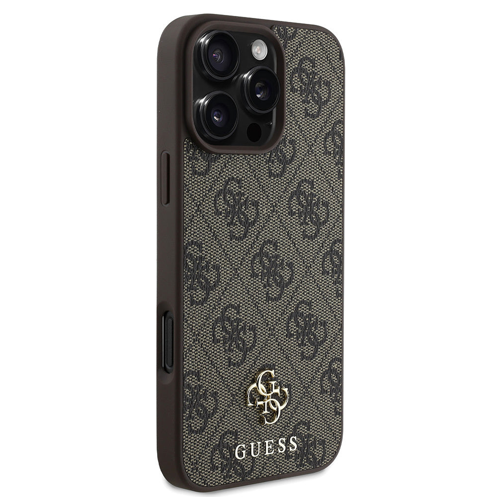 iPhone 16 Pro Kılıf Guess Orjinal Lisanslı M-safe Şarj Özellikli Small 4G Classic Kılıf
