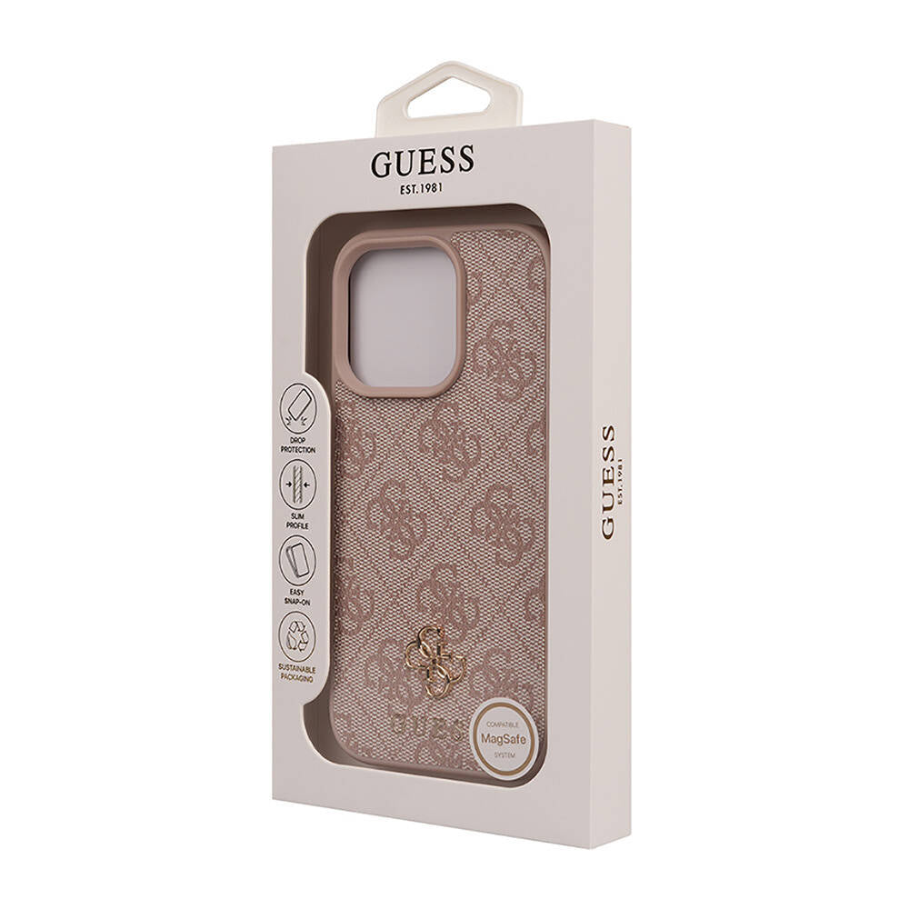 Apple iPhone 16 Pro Kılıf Guess Orjinal Lisanslı Small 4G Classic Kapak