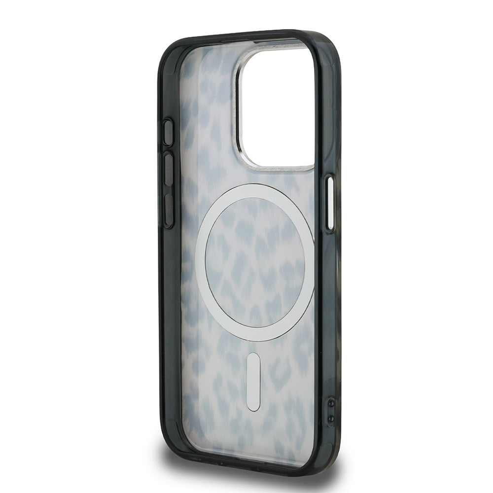 iPhone 16 Pro Kılıf Karl Lagerfeld Orjinal Lisanslı IML Leopar Baskılı Kılıf