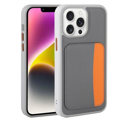 Apple iPhone 16 Pro Kılıf Kartlıklı Zore X-Kart Silikon Kapak