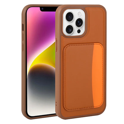 Apple iPhone 16 Pro Kılıf Kartlıklı Zore X-Kart Silikon Kapak