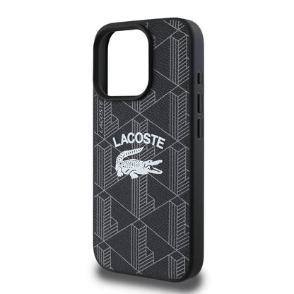 iPhone 16 Pro Kılıf Lacoste Orjinal Lisanslı M-safe Şarj Özellikli Mono Vintage Logo Kılıf