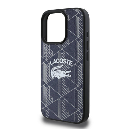 iPhone 16 Pro Kılıf Lacoste Orjinal Lisanslı M-safe Şarj Özellikli Mono Vintage Logo Kılıf