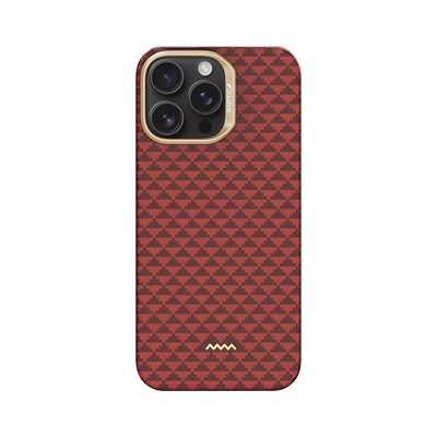 Apple iPhone 16 Pro Kılıf M-safe Şarj Özellikli Raptic Aramid Skin Origin Serisi Kapak Lacivert