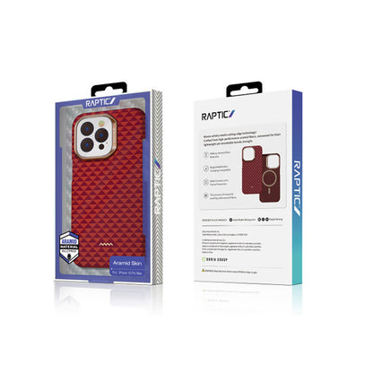 iPhone 16 Pro Kılıf M-safe Şarj Özellikli Raptic Aramid Skin Origin Serisi Kılıf