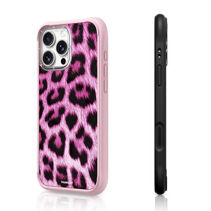 iPhone 16 Pro Kılıf M-safe Şarj Özellikli Youngkit Leopard Serisi Kılıf