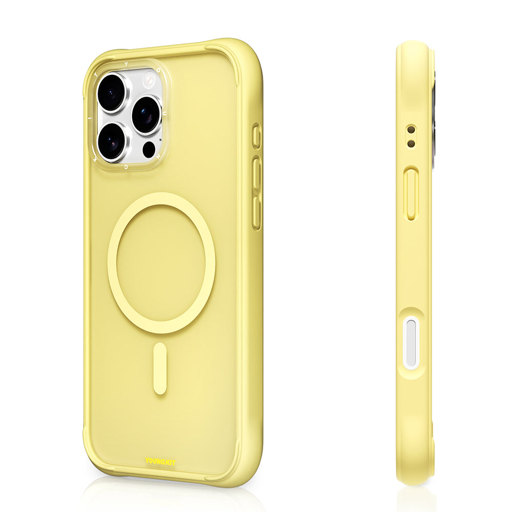 iPhone 16 Pro Kılıf M-safe Şarj Özellikli Youngkit Macaroon Serisi Kılıf