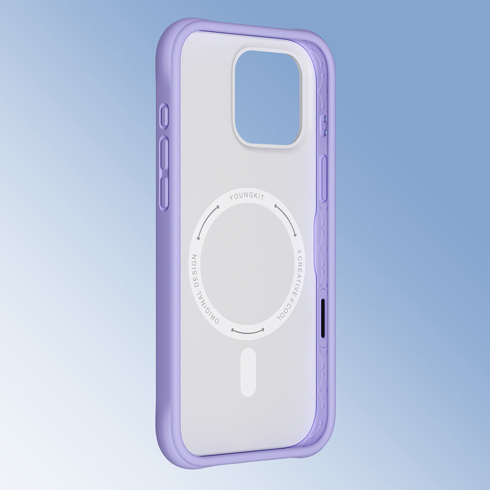 iPhone 16 Pro Kılıf M-safe Şarj Özellikli Youngkit Macaroon Serisi Kılıf