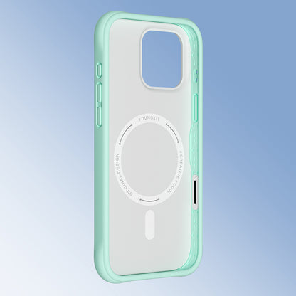 iPhone 16 Pro Kılıf M-safe Şarj Özellikli Youngkit Macaroon Serisi Kılıf