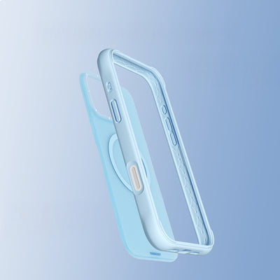 Apple iPhone 16 Pro Kılıf M-safe Şarj Özellikli Youngkit Macaroon Serisi Kapak Kırmızı