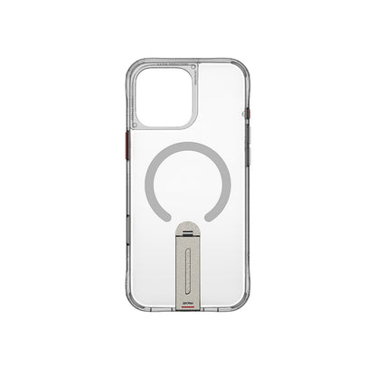 iPhone 16 Pro Kılıf M-safe Şarj Özellikli 360 Derece Dönebilen Standlı Skinarma Helix Kılıf