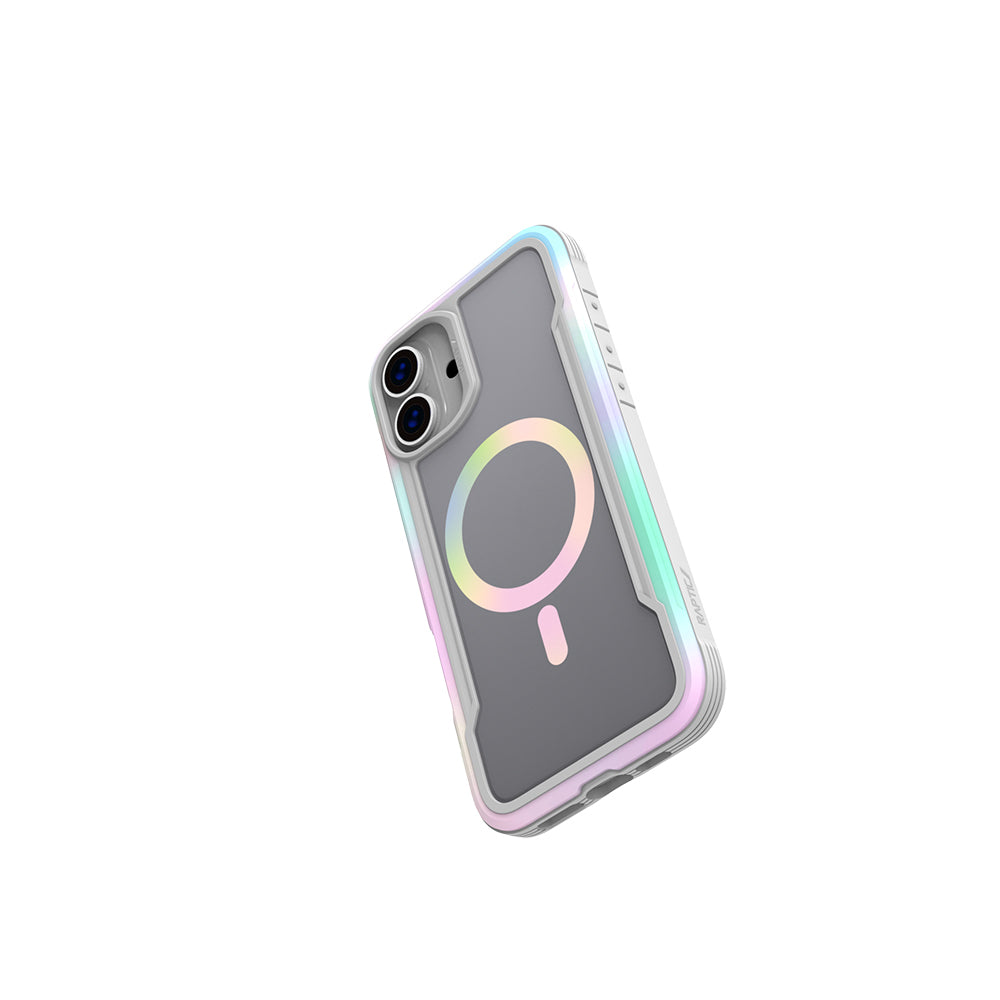 Apple iPhone 16 Pro Kılıf Magsafe Şarj Özellikli Airbagli Raptic Shield 2.0 Serisi Şeffaf Arka Yüzey Kapak Siyah
