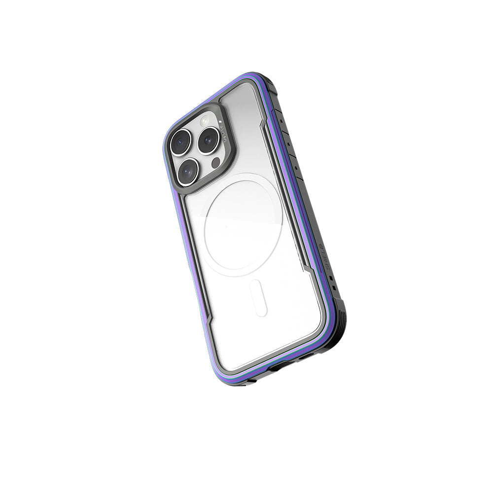 iPhone 16 Pro Kılıf M-safe Şarj Özellikli Airbagli Raptic Shield Serisi Şeffaf Arka Yüzey Kılıf