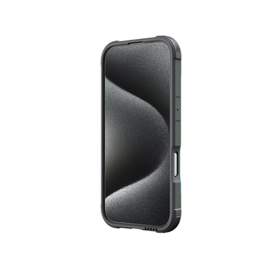Apple iPhone 16 Pro Kılıf M-safe Şarj Özellikli Airbagli Raptic Shield Serisi Şeffaf Arka Yüzey Kapak Kırmızı
