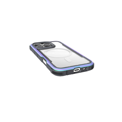 iPhone 16 Pro Kılıf M-safe Şarj Özellikli Airbagli Raptic Shield Serisi Şeffaf Arka Yüzey Kılıf