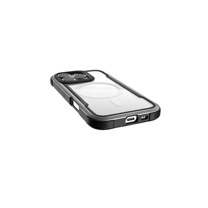 iPhone 16 Pro Kılıf M-safe Şarj Özellikli Airbagli Raptic Shield Serisi Şeffaf Arka Yüzey Kılıf