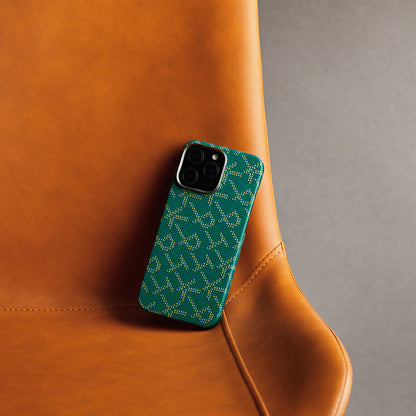 iPhone 16 Pro Kılıf M-safe Şarj Özellikli Aramid Fiber Pitaka Tactile Woven Monogram Serisi Kılıf