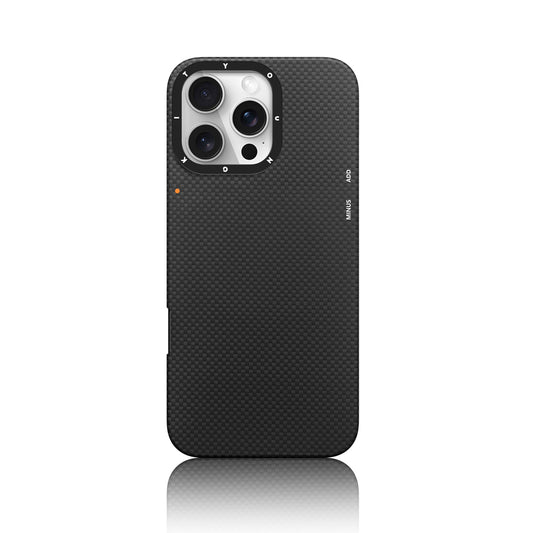 iPhone 16 Pro Kılıf M-safe Şarj Özellikli Aramid Fiber Youngkit 1500D Kevlar Extreme Wing Serisi Kılıf