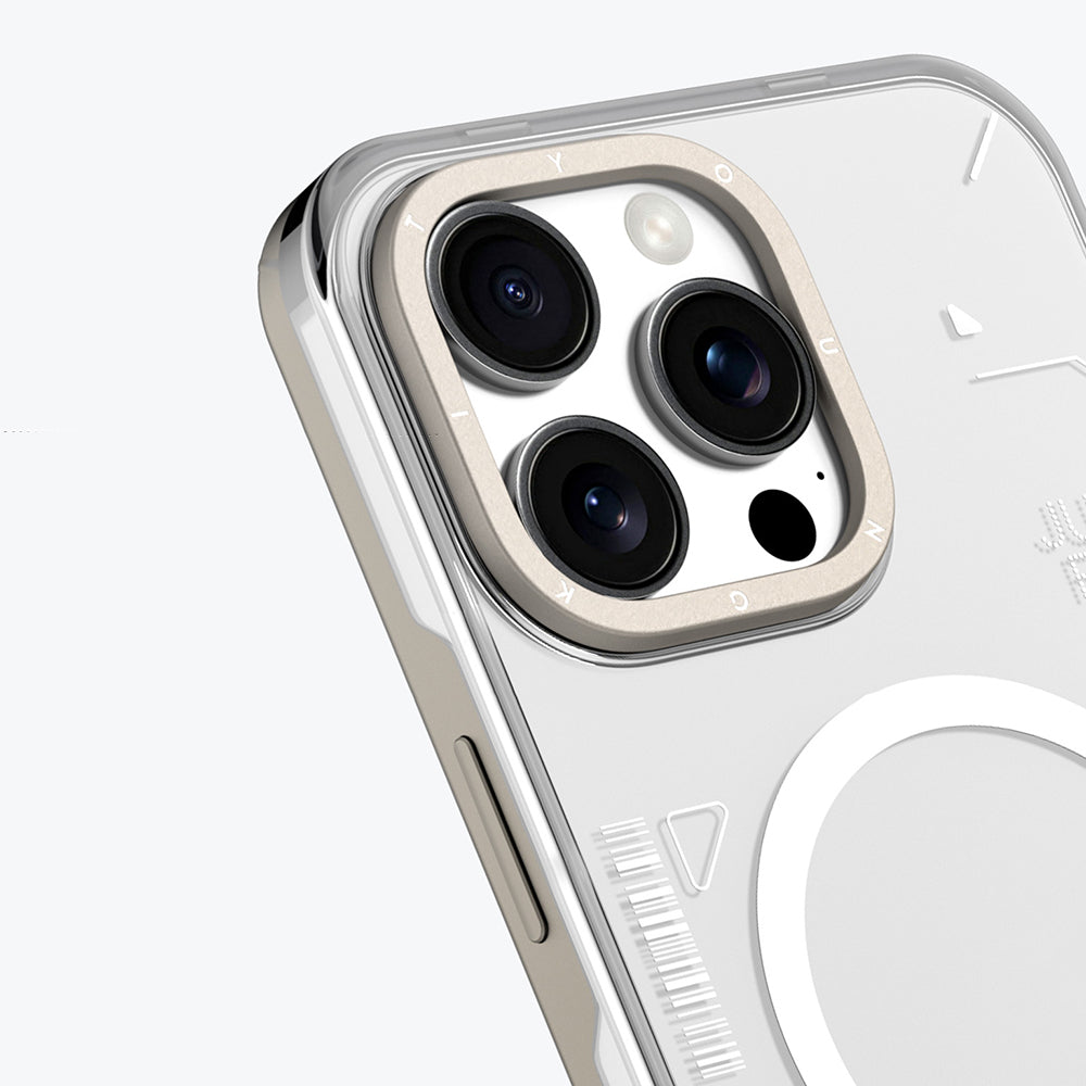 Apple iPhone 16 Pro Kılıf Magsafe Şarj Özellikli Çıkarılabilir Arka Yüzeyli Youngkit Mecha Kapak Siyah