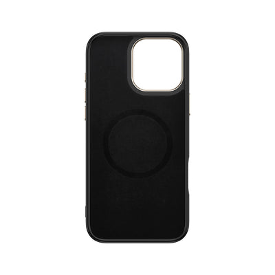 Apple iPhone 16 Pro Kılıf M-safe Şarj Özellikli Karbon Fiber Görünümlü Zore Antina Kapak Siyah