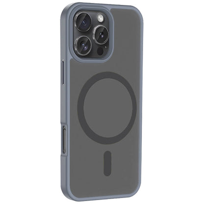 iPhone 16 Pro Kılıf M-safe Şarj Özellikli Mat Arka Yüzey Zore Sio Kılıf