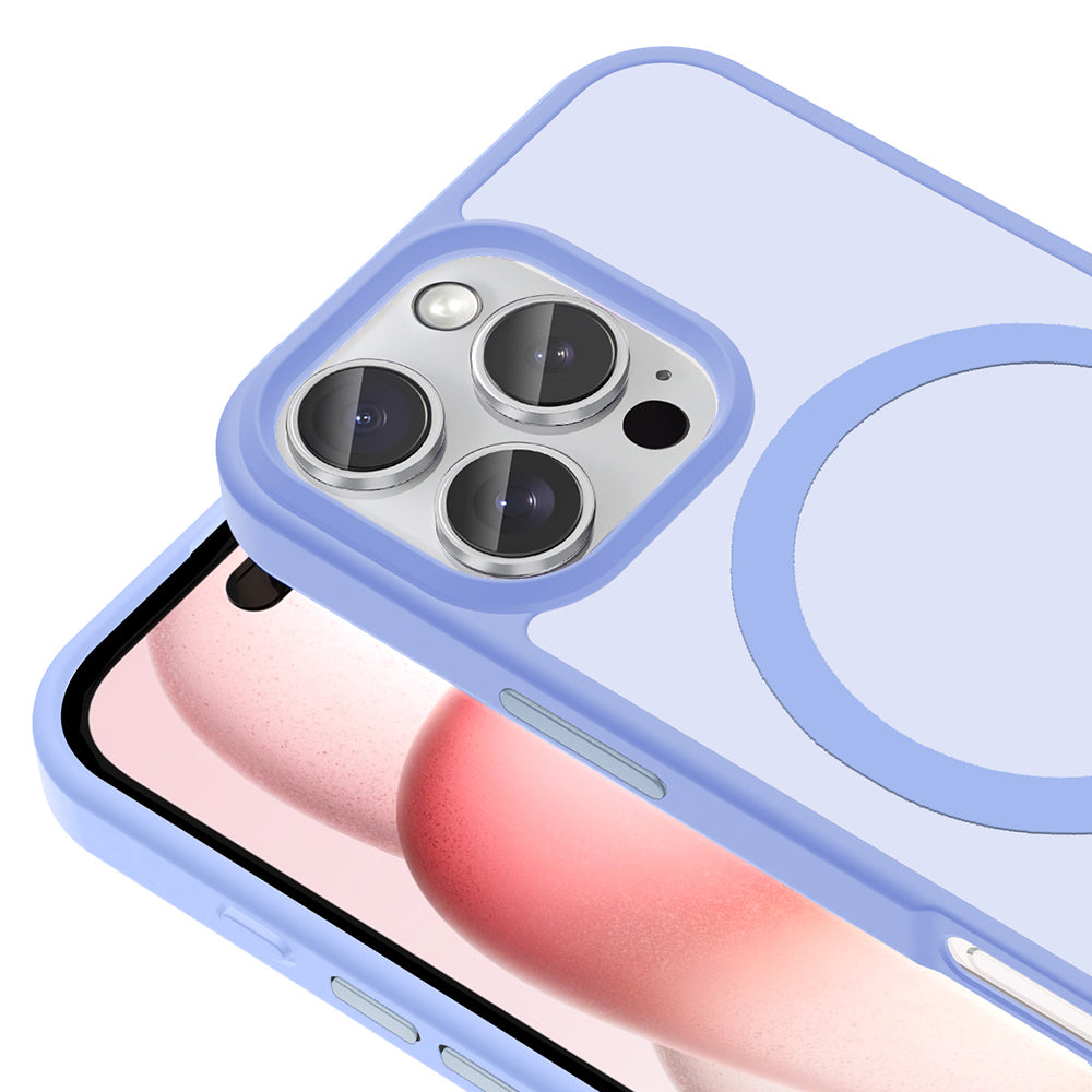 iPhone 16 Pro Kılıf M-safe Şarj Özellikli Mat Arka Yüzey Zore Sio Kılıf