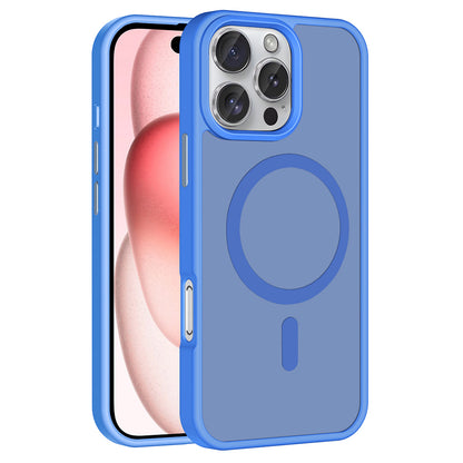 iPhone 16 Pro Kılıf M-safe Şarj Özellikli Mat Arka Yüzey Zore Sio Kılıf