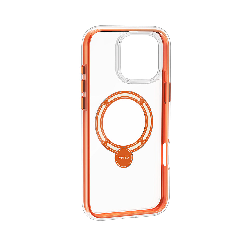 iPhone 16 Pro Kılıf M-safe Şarj Özellikli Raptic AirJoy Serisi 360 Derece Dönebilen Standlı Kılıf