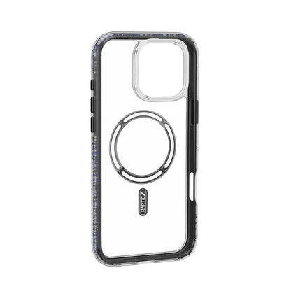 iPhone 16 Pro Kılıf M-safe Şarj Özellikli Raptic AirJoy Serisi Boncuk Tasarımlı Şeffaf Kılıf