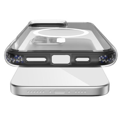 iPhone 16 Pro Kılıf M-safe Şarj Özellikli Raptic AirJoy Serisi Boncuk Tasarımlı Şeffaf Kılıf