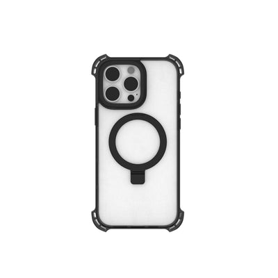 Apple iPhone 16 Pro Kılıf Magsafe Şarj Özellikli Raptic Dual Serisi Şeffaf Standlı Kapak Şeffaf