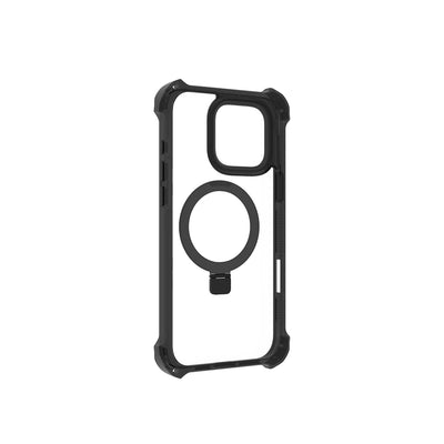 Apple iPhone 16 Pro Kılıf Magsafe Şarj Özellikli Raptic Dual Serisi Şeffaf Standlı Kapak Şeffaf