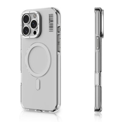 Apple iPhone 16 Pro Kılıf Magsafe Şarj Özellikli Şeffaf Youngkit Crystal Shield Serisi Kapak Siyah