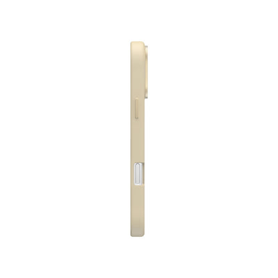Apple iPhone 16 Pro Kılıf Magsafe Şarj Özellikli Soft Arka Yüzey Askı İpli Coehl Muse Kapak Krem