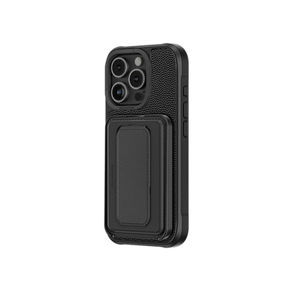 iPhone 16 Pro Kılıf M-safe Şarj Özellikli Standlı Kartlıklı Set Amazingthing Glamour Luxe Serisi Kılıf