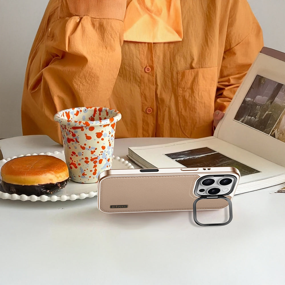 iPhone 16 Pro Kılıf M-safe Şarj Özellikli Standlı Leto Kılıf