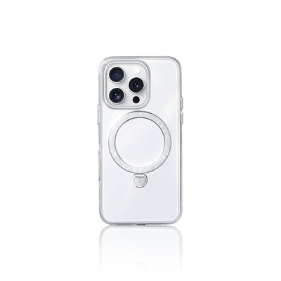 Apple iPhone 16 Pro Kılıf M-safe Şarj Özellikli Standlı Pynana Dancing Streamer Serisi Kapak Mor