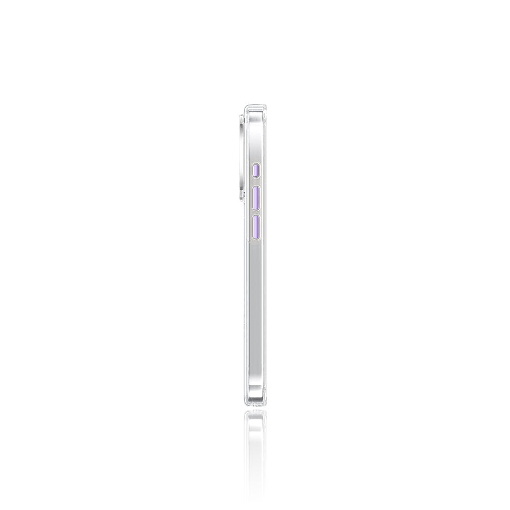 Apple iPhone 16 Pro Kılıf M-safe Şarj Özellikli Standlı Pynana Dancing Streamer Serisi Kapak Mor