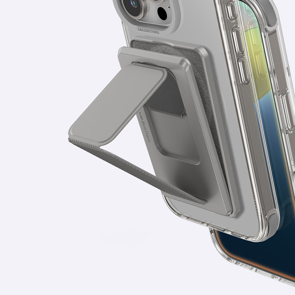 iPhone 16 Pro Kılıf M-safe Şarj Özellikli Standlı Set Amazingthing Omni Adventure Serisi Kılıf