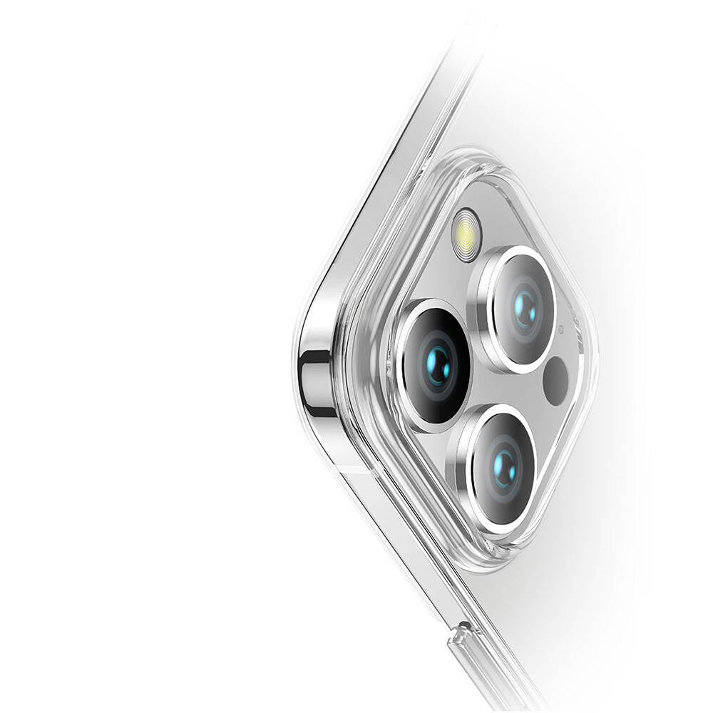 iPhone 16 Pro Kılıf M-safe Şarj Özellikli Transparan Sert PC Wlons Pita Kılıf