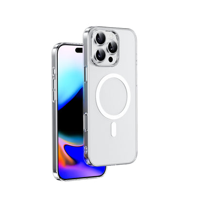 iPhone 16 Pro Kılıf M-safe Şarj Özellikli Wiwu YXK-207 Invisible Pro Sert PC Kılıf