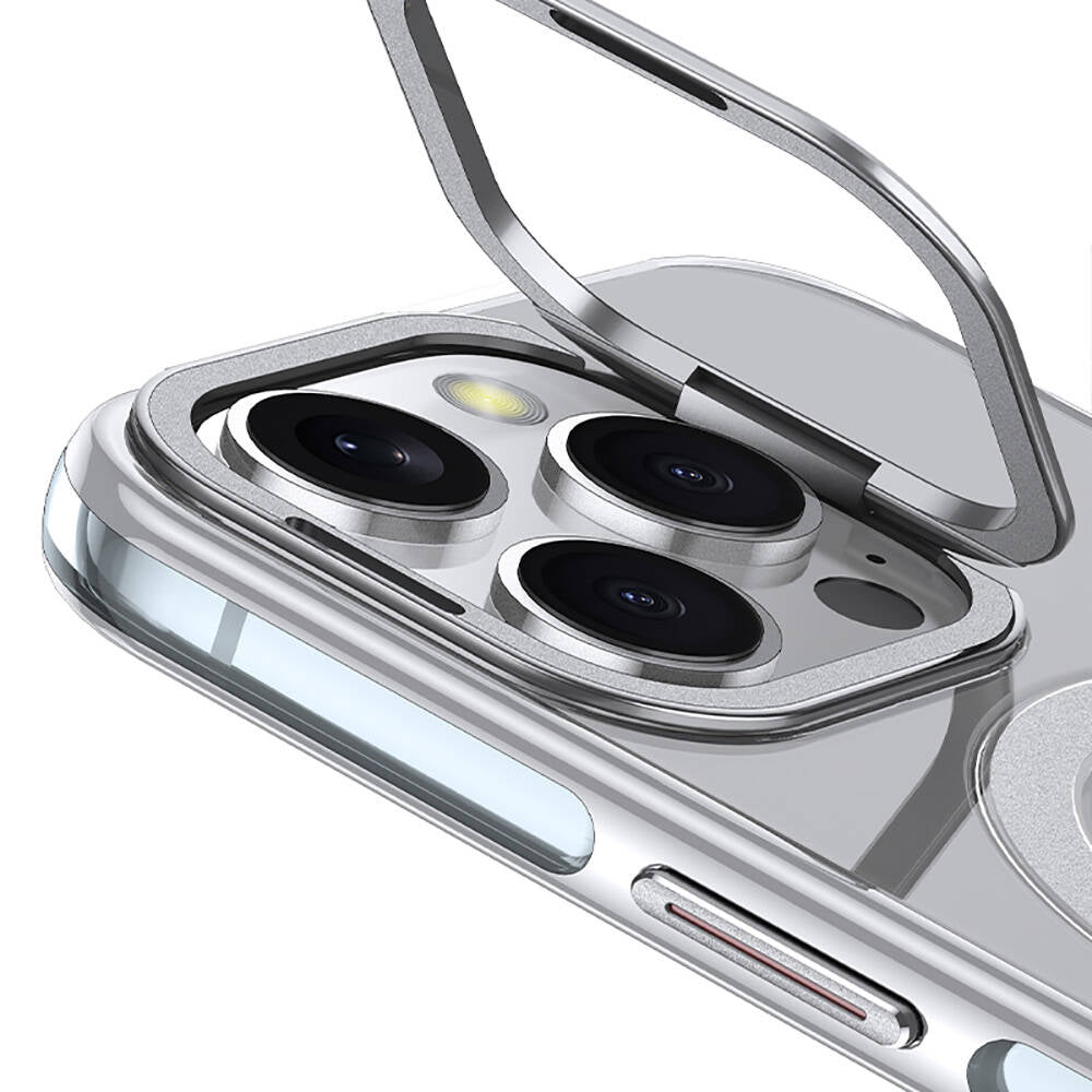 iPhone 16 Pro Kılıf M-safe Şarj Özellikli Wlons Standlı Efsane Kılıf