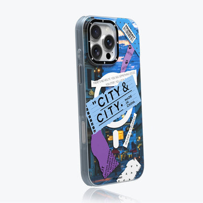 Apple iPhone 16 Pro Kılıf Magsafe Şarj Özellikli Youngkit A-City Serisi Kapak Pembe