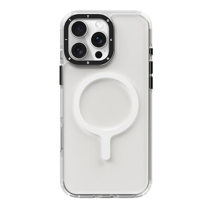 iPhone 16 Pro Kılıf M-safe Şarj Özellikli YoungKit Crystal Color Serisi Kılıf