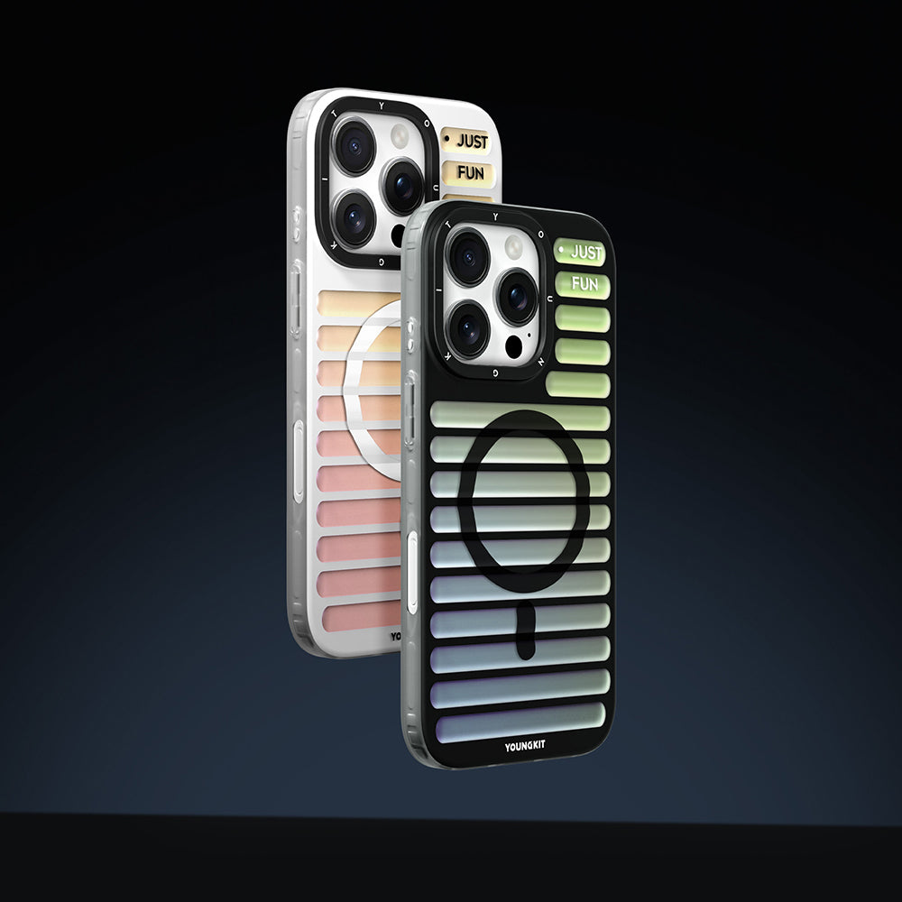 iPhone 16 Pro Kılıf M-safe Şarj Özellikli Youngkit Geek Serisi Kılıf