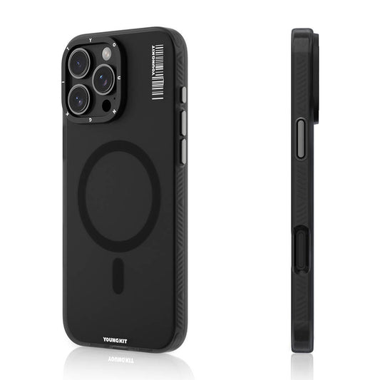 iPhone 16 Pro Kılıf M-safe Şarj Özellikli Youngkit Hidden Sand Serisi Kılıf