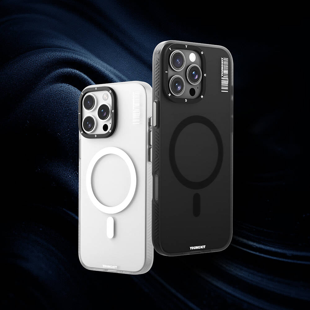 iPhone 16 Pro Kılıf M-safe Şarj Özellikli Youngkit Hidden Sand Serisi Kılıf