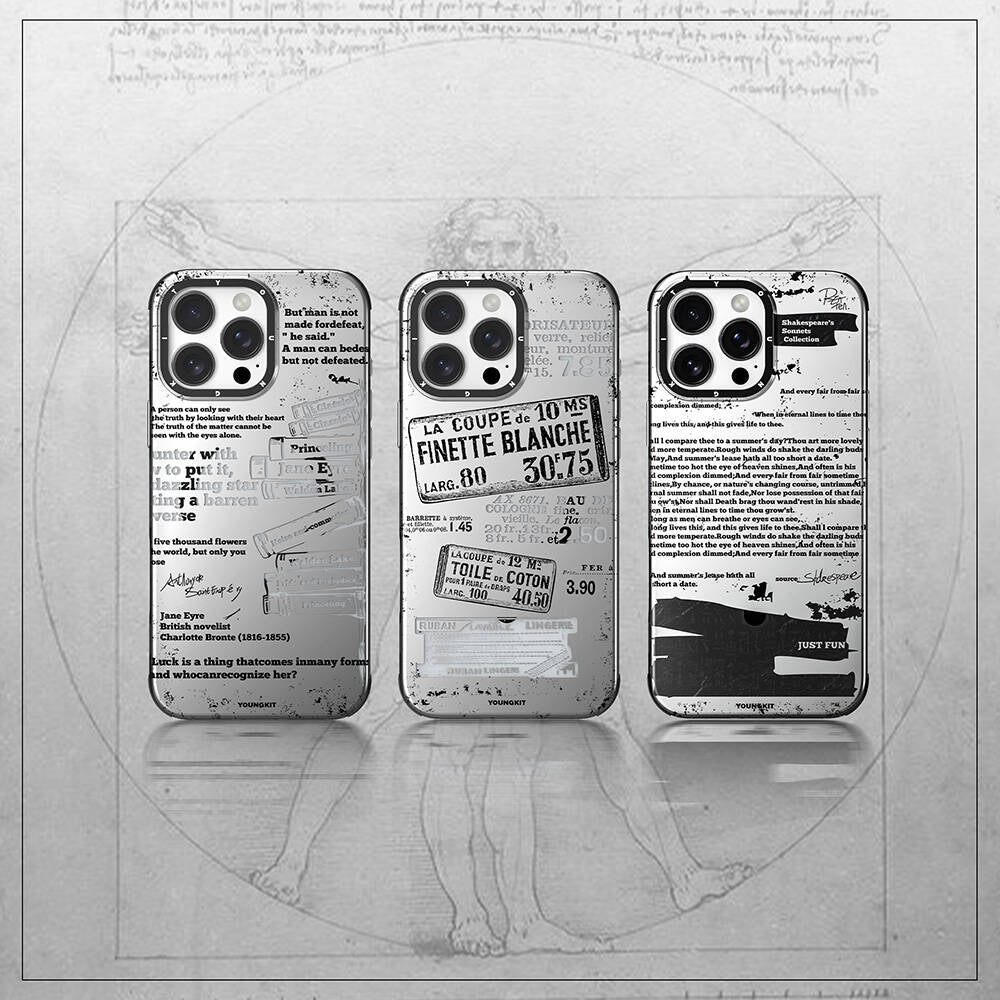 iPhone 16 Pro Kılıf M-safe Şarj Özellikli Youngkit Literary Serisi Retro Magz Kılıf