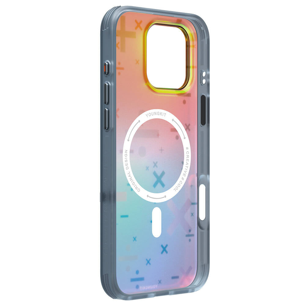 iPhone 16 Pro Kılıf M-safe Şarj Özellikli Youngkit Mathematical Serisi Kılıf